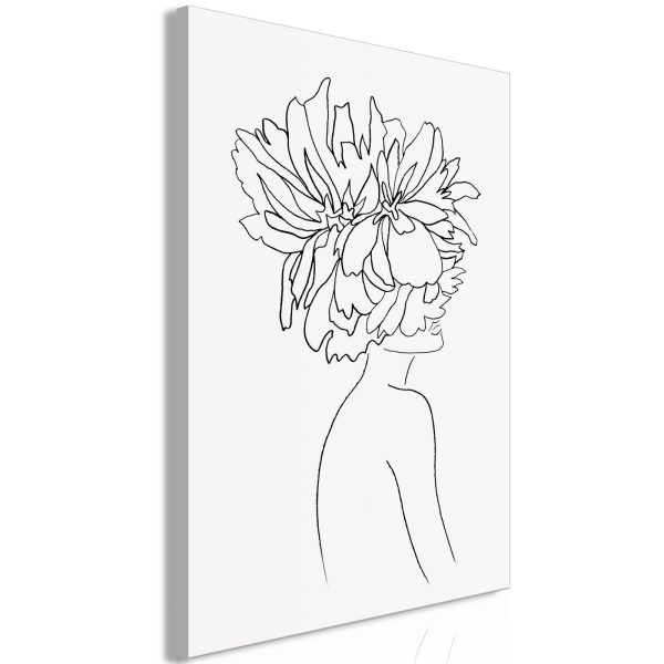 Canvas Print - Floral Argument (1 Part) Vertical