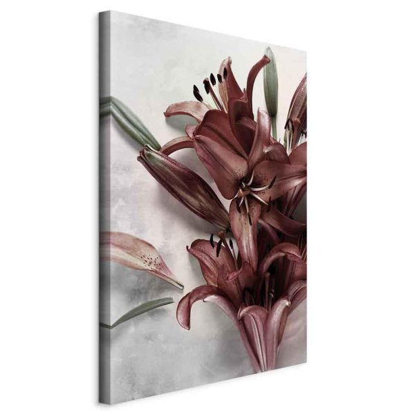 Canvas Print - Floral Form (1 Part) Vertical