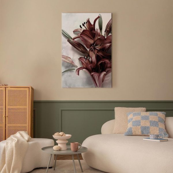 Canvas Print - Floral Form (1 Part) Vertical