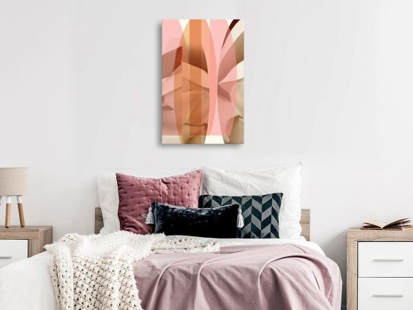 Canvas Print - Floral Kaleidoscope (1 Part) Vertical