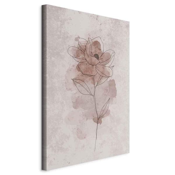 Canvas Print - Flower of Joy (1 Part) Vertical