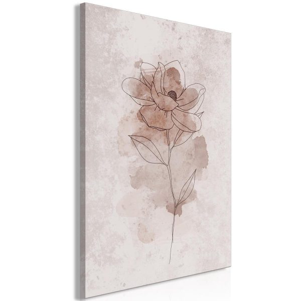 Canvas Print - Flower of Joy (1 Part) Vertical