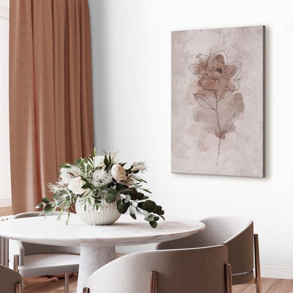 Canvas Print - Flower of Joy (1 Part) Vertical