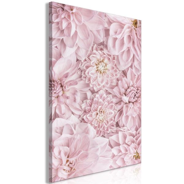 Canvas Print - Flowers in the Morning (1 Part) Vertical