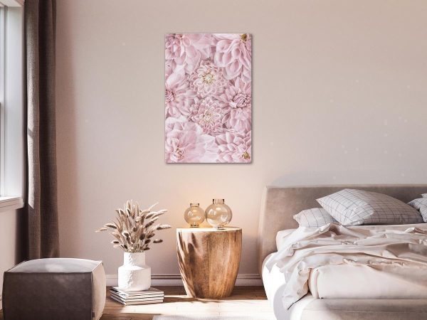 Canvas Print - Flowers in the Morning (1 Part) Vertical