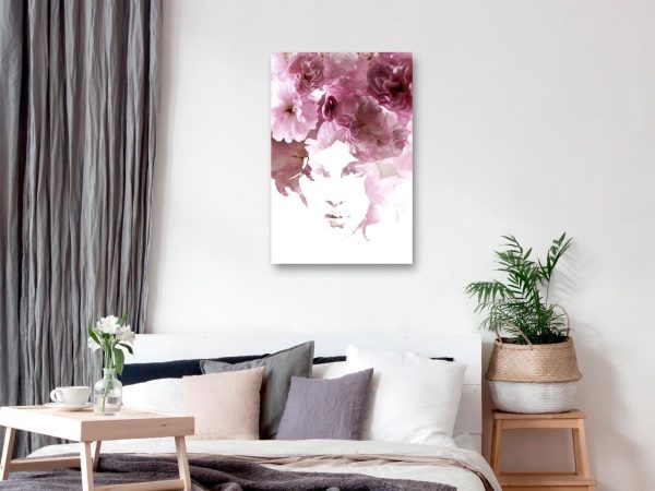Canvas Print - Flowery Look (1 Part) Vertical - Image 2
