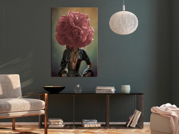 Canvas Print - Flowery Thoughts (1 Part) Vertical
