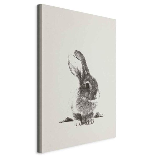 Canvas Print - Fluffy Bunny (1 Part) Vertical