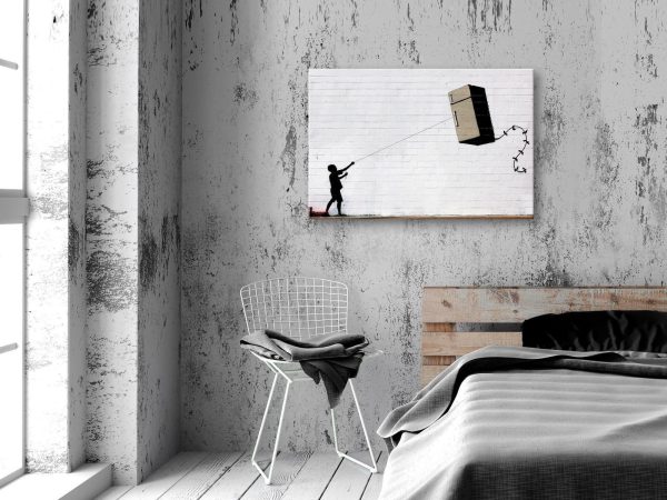 Canvas Print - Flying Fridge (1 Part) Wide - Image 2