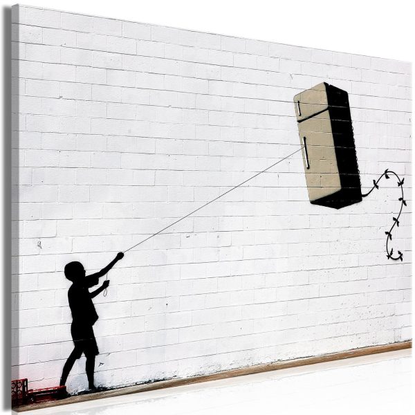 Canvas Print - Flying Fridge (1 Part) Wide