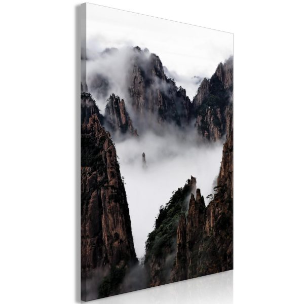 Canvas Print - Fog Over Huang Shan (1 Part) Vertical - Image 2