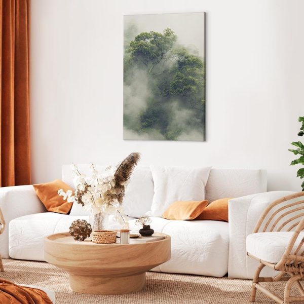 Canvas Print - Foggy Amazon (1 Part) Vertical