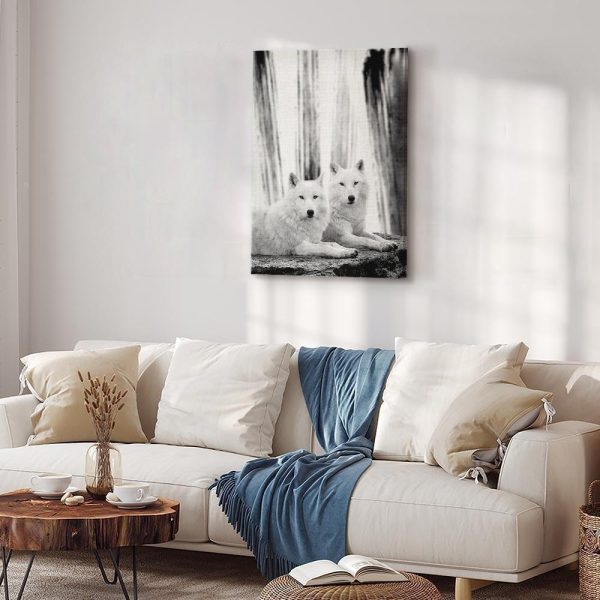 Canvas Print - Forest Love (1 Part) Vertical