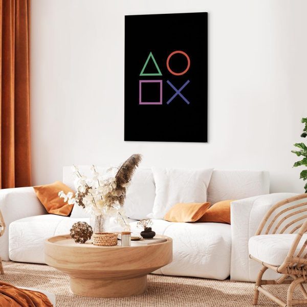 Canvas Print - Four Sides of Encounter (1 Part) Vertical