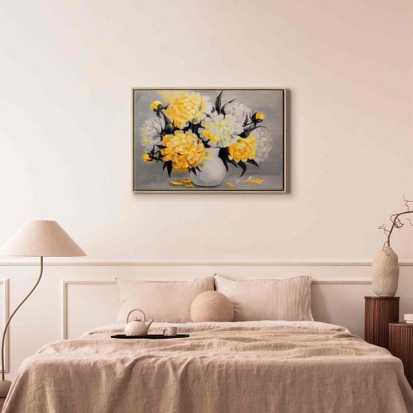 Canvas Print - Fragrant Colours (1 Part) Wide Yellow