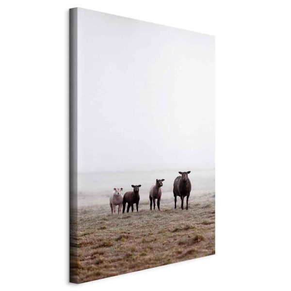 Canvas Print - Friends in the Morning (1 Part) Vertical