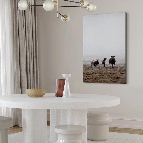 Canvas Print - Friends in the Morning (1 Part) Vertical