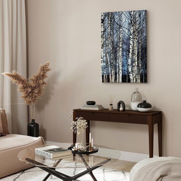 Canvas Print - Frosty January (1 Part) Vertical