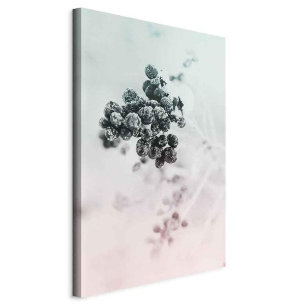 Canvas Print - Frozen Twig (1 Part) Vertical