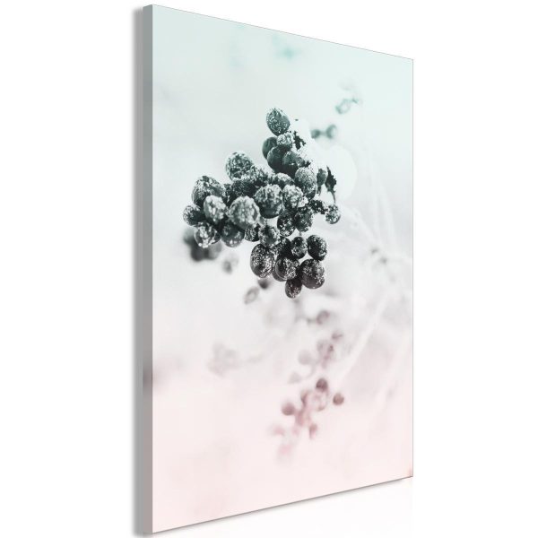 Canvas Print - Frozen Twig (1 Part) Vertical