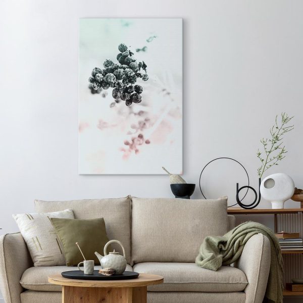 Canvas Print - Frozen Twig (1 Part) Vertical