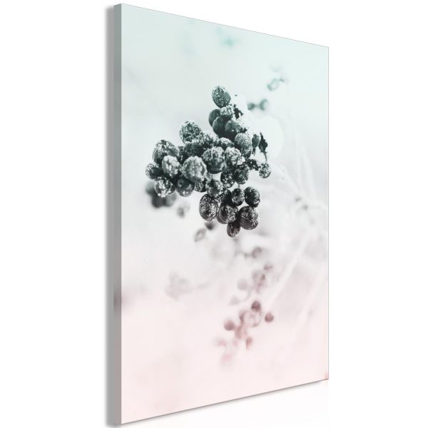 Canvas Print - Frozen Twig (1 Part) Vertical