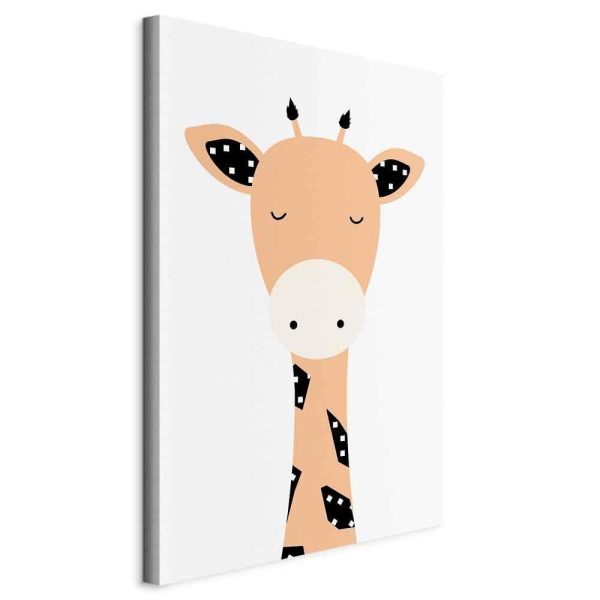 Canvas Print - Funny Giraffe (1 Part) Vertical