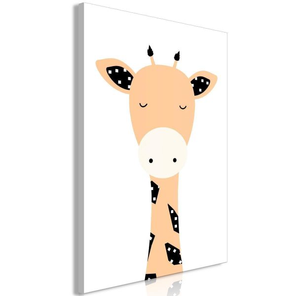 Canvas Print - Funny Giraffe (1 Part) Vertical