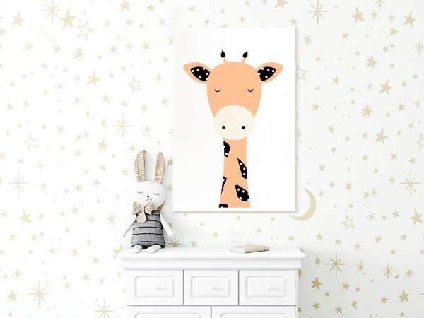 Canvas Print - Funny Giraffe (1 Part) Vertical