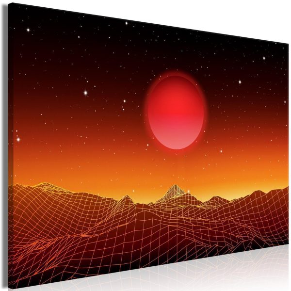 Canvas Print - Futuristic landscape (1 Part) Wide