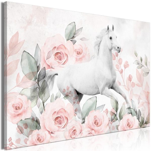 Canvas Print - Gallop Among the Roses (1 Part) Wide