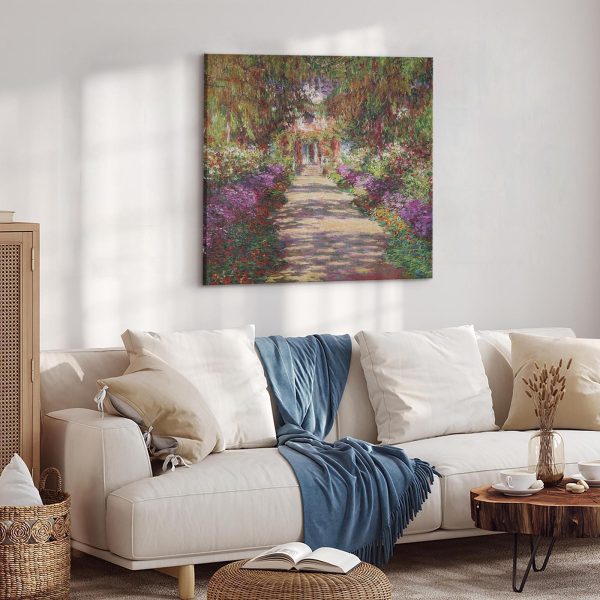 Canvas Print - Garden Path in Giverny - Image 2