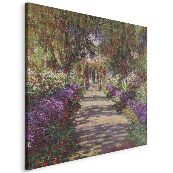 Canvas Print - Garden Path in Giverny