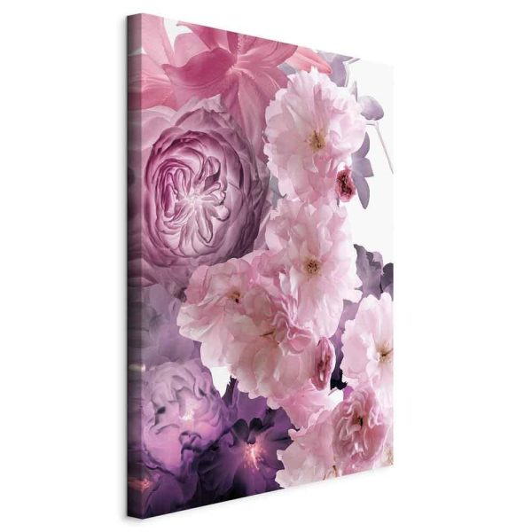 Canvas Print - Garden of Floral Scents (1-part) - Nature in Shades of Pink