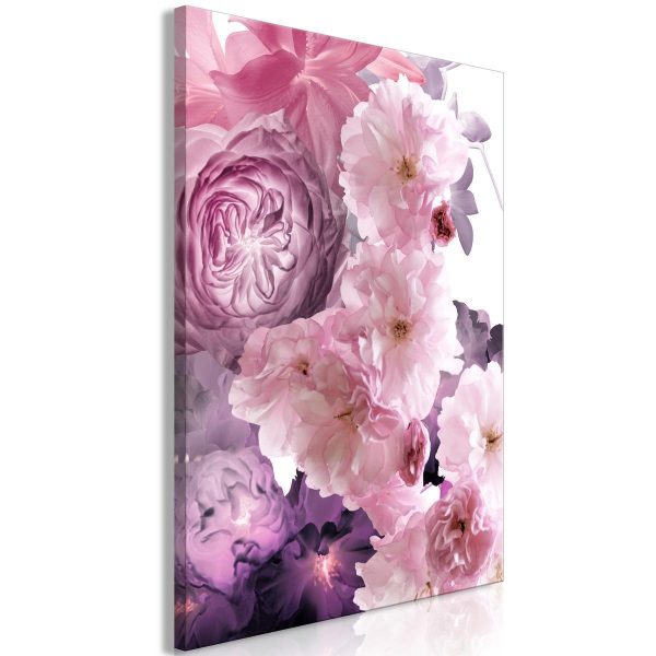Canvas Print - Garden of Floral Scents (1-part) - Nature in Shades of Pink