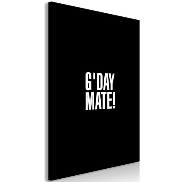 Canvas Print - G'day Mate (1 Part) Vertical