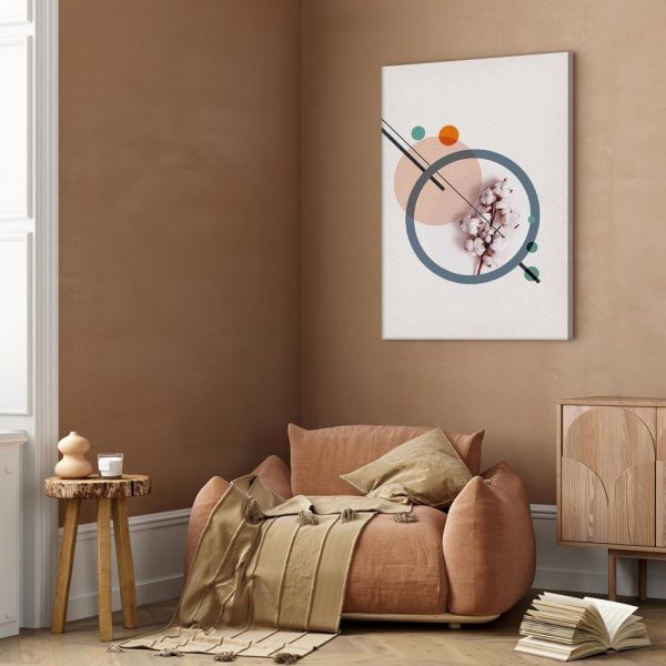 Canvas Print - Geometric Cotton (1 Part) Vertical