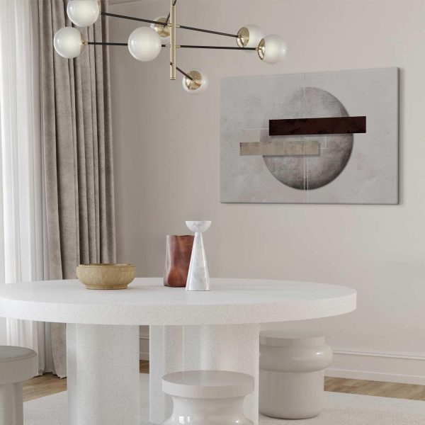 Canvas Print - Geometric Decay (1 Part) Wide - Image 3