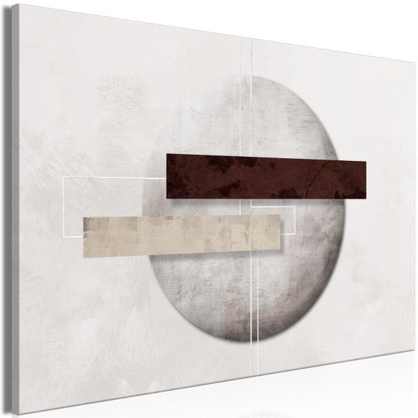 Canvas Print - Geometric Decay (1 Part) Wide