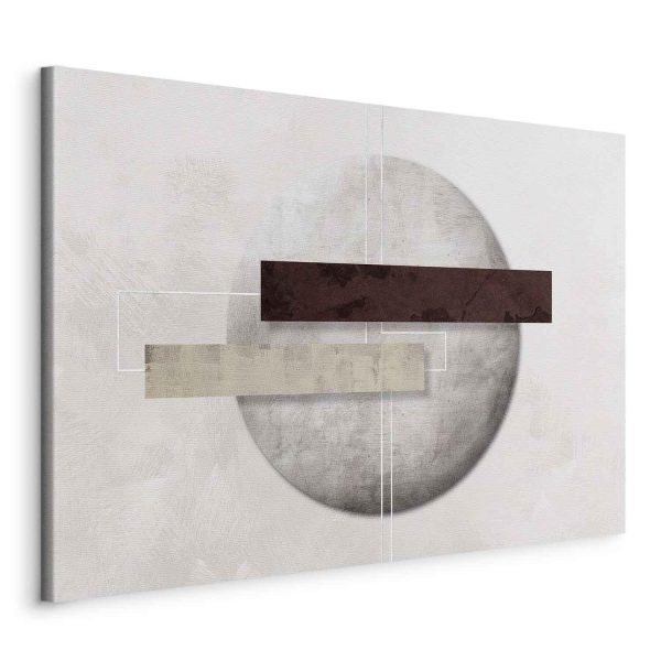 Canvas Print - Geometric Decay (1 Part) Wide