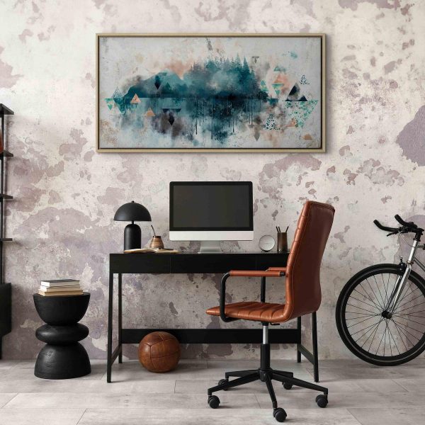 Canvas Print - Geometric Landscape (1 Part)