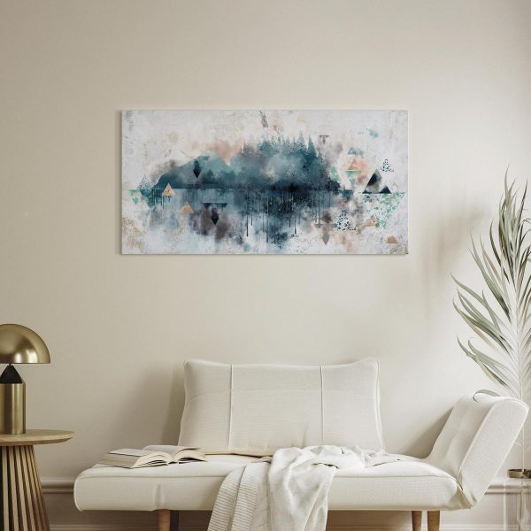Canvas Print - Geometric Landscape (1 Part)