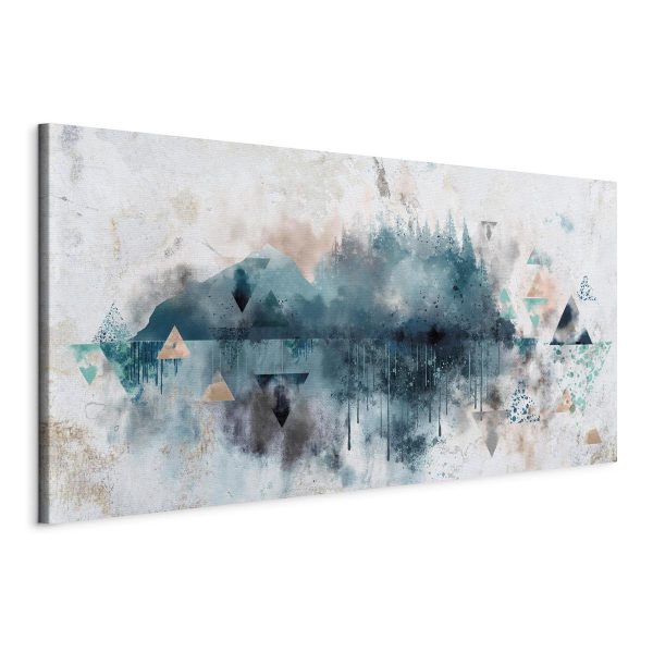 Canvas Print - Geometric Landscape (1 Part)