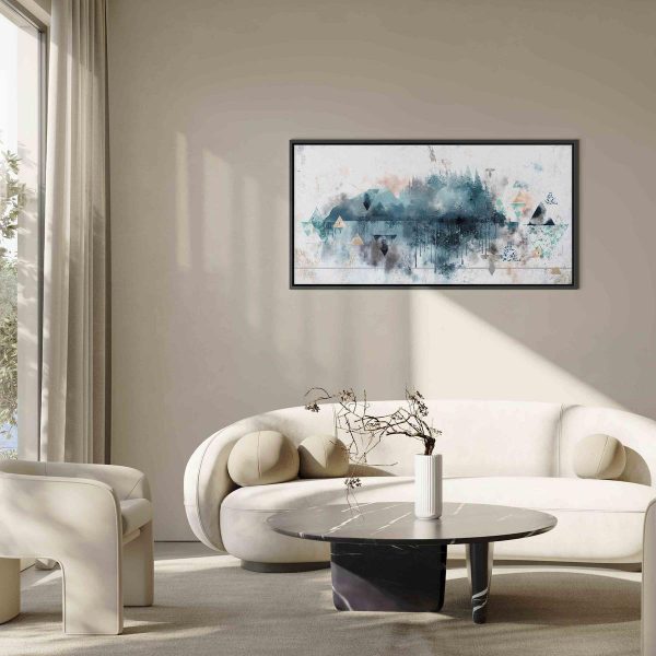 Canvas Print - Geometric Landscape (1 Part)