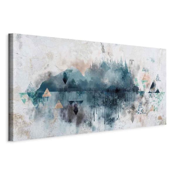 Canvas Print - Geometric Landscape (1 Part)
