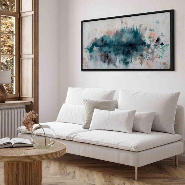 Canvas Print - Geometric Landscape (1 Part)