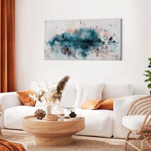 Canvas Print - Geometric Landscape (1 Part)