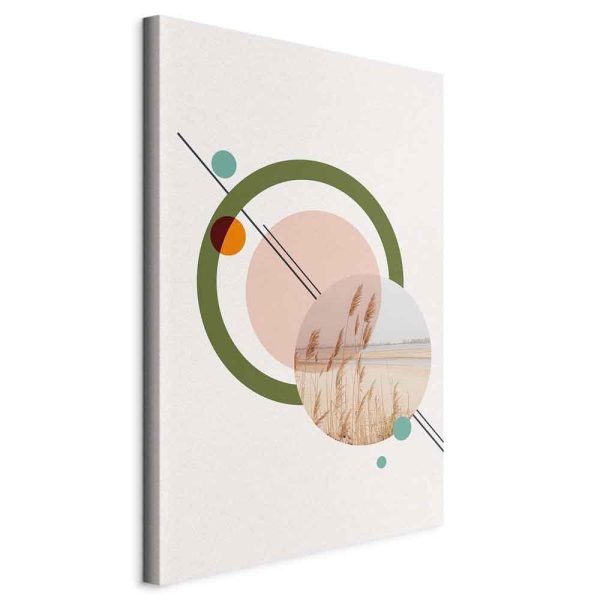 Canvas Print - Geometric Landscape (1 Part) Vertical