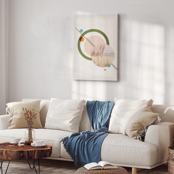 Canvas Print - Geometric Landscape (1 Part) Vertical