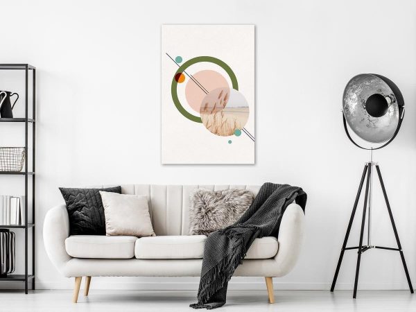 Canvas Print - Geometric Landscape (1 Part) Vertical